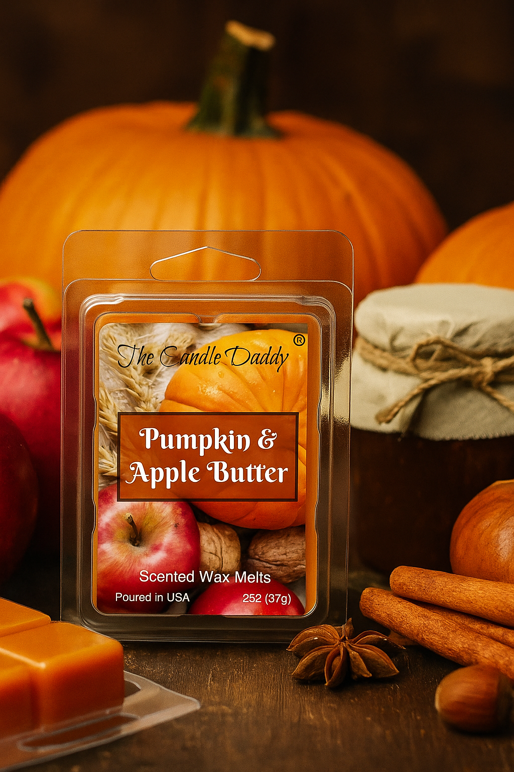 Autumn Assortment - 10 Favorite Fall Wax Melts - 60 Total Cubes - 20 Total Ounces