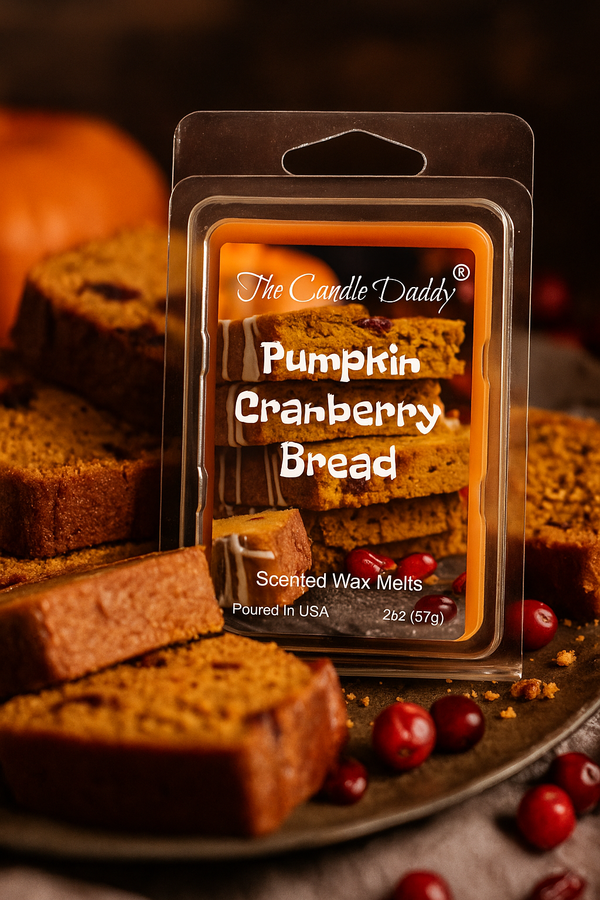 Pumpkin Cranberry Bread Maximum Scented Wax Melt - 1 Pack - 2 Ounces - 6 Cubes