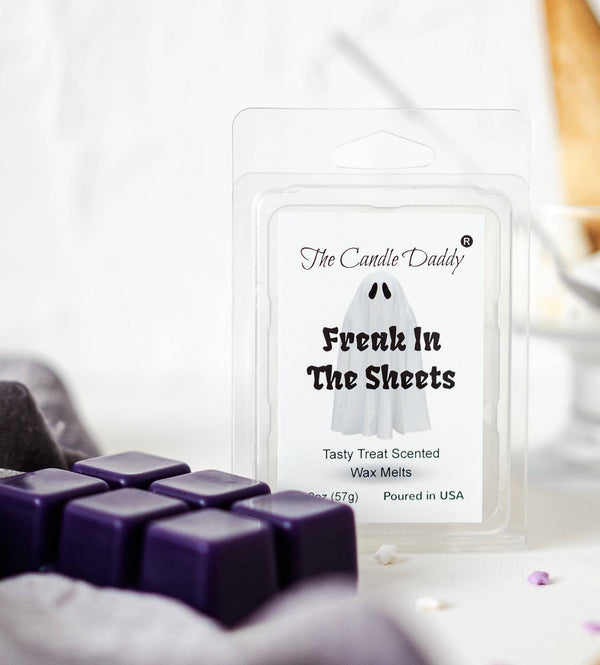 Freak In The Sheets - Tasty Halloween Treat Scented Wax Melts - 1 Pack - 2 Ounces - 6 Cubes - The Candle Daddy