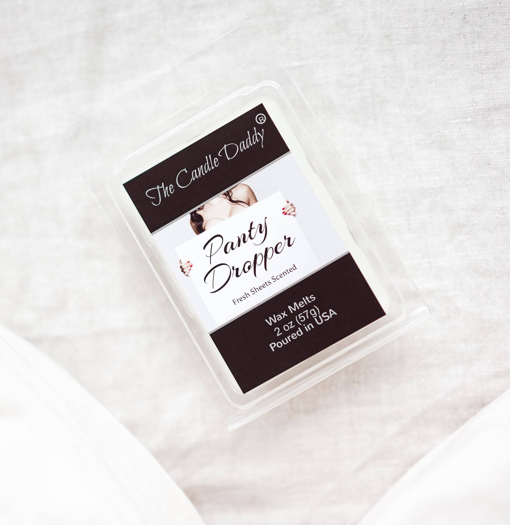 Panty Dropper - Fresh Bed Sheets SCENTED MELT - 1 PACK - 2 OUNCES - 6 CUBES - The Candle Daddy