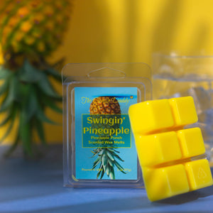 Swingin' Pineapple - Pineapple Punch Scented Wax Melt - 1 Pack - 2 Ounces - 6 Cubes - The Candle Daddy