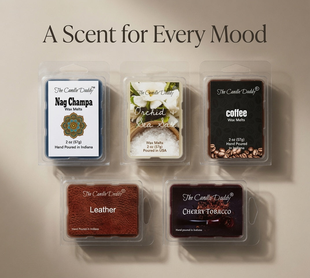 The Candle Daddy's Family Friendly Faves Volume I - 5 Pack of Wax Melts -  30 Total Cubes - 10 Total Ounces
