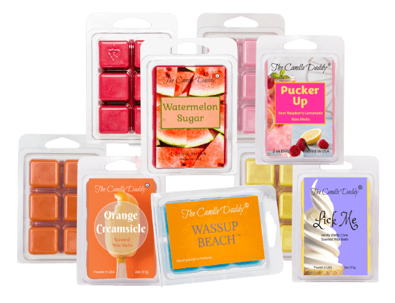 Summer Lovin' 5 Pack - 5 Amazing Summer Wax Melts - 30 Total Cubes - 10 Total Ounces - The Candle Daddy