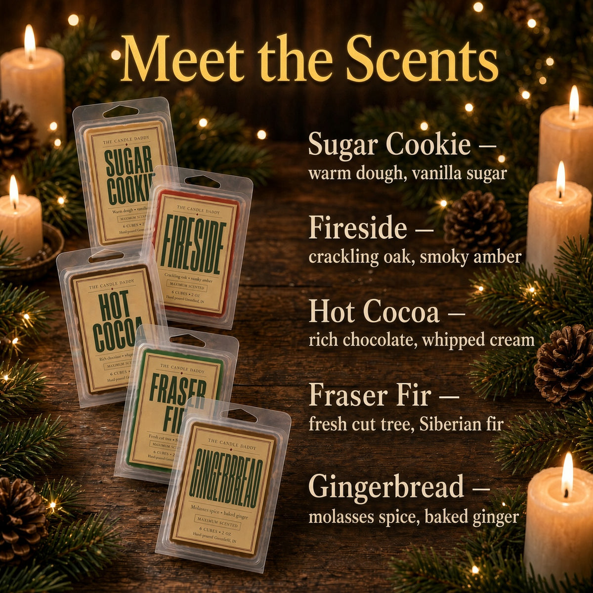Premier Christmas 5-Pack - 30 Cubes - 10 Total Ounces