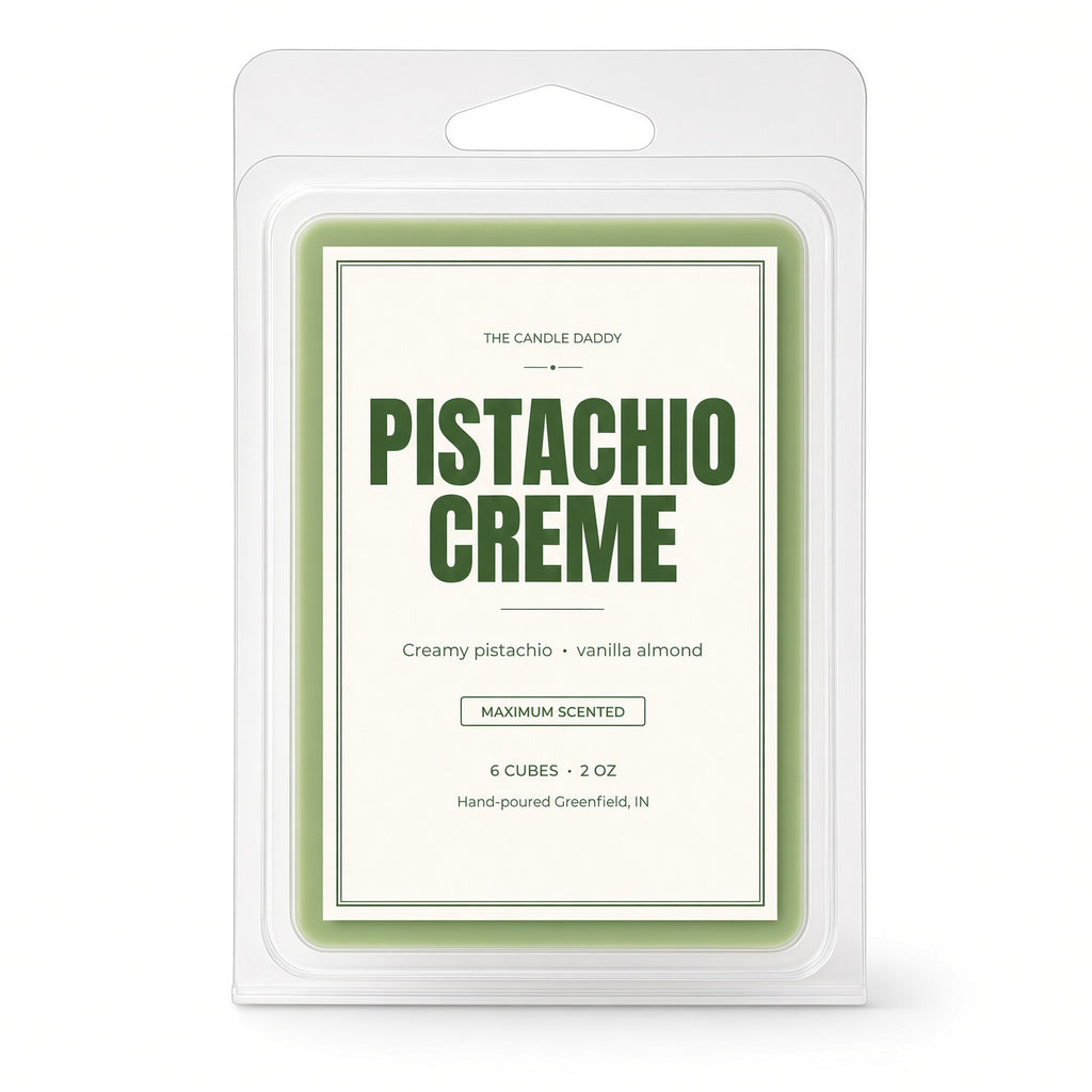 Pistachio Creme Maximum Scented Wax Melt - 1 Pack - 2 Ounces - 6 Cubes