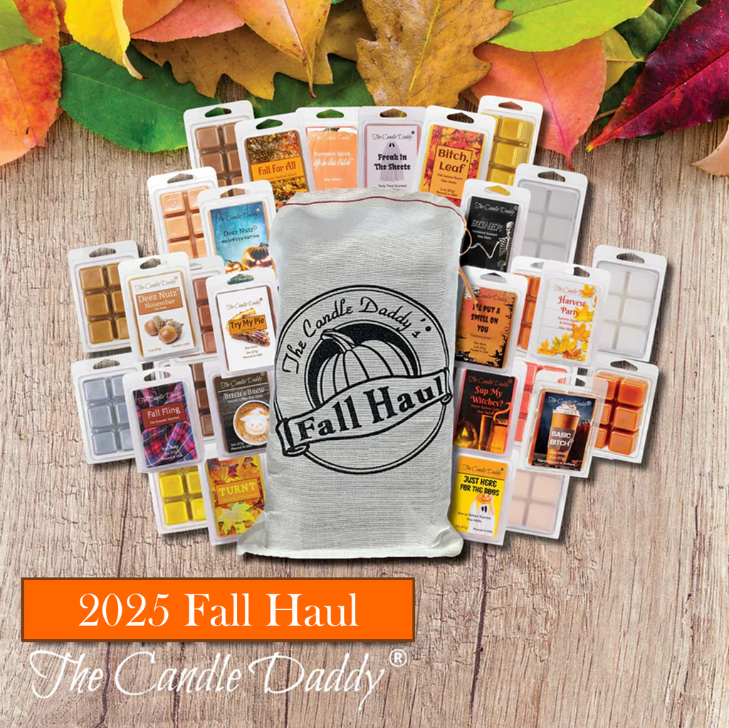The Fall Haul  - 11 Randomly Assorted Funny Fall Wax Melt in Limited Edition Collector's Bag