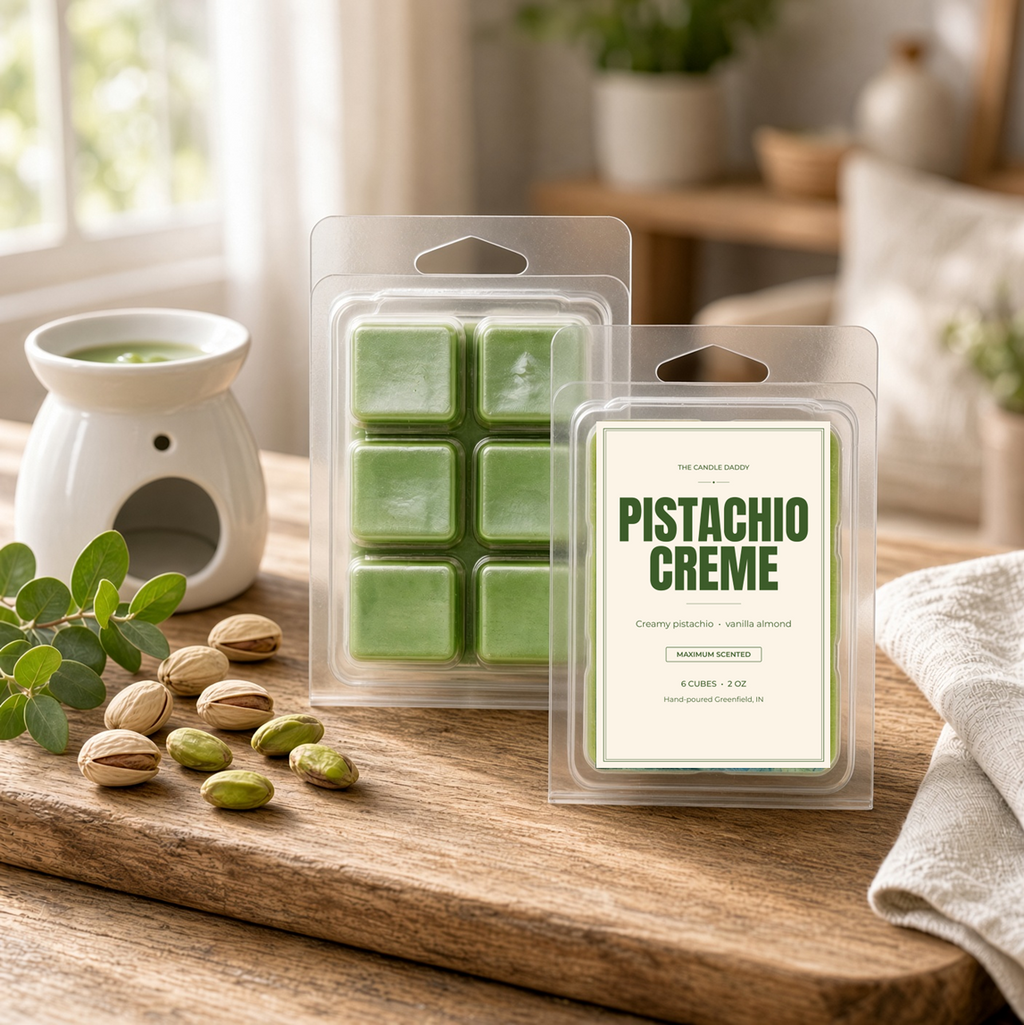 Pistachio Creme Maximum Scented Wax Melt - 1 Pack - 2 Ounces - 6 Cubes