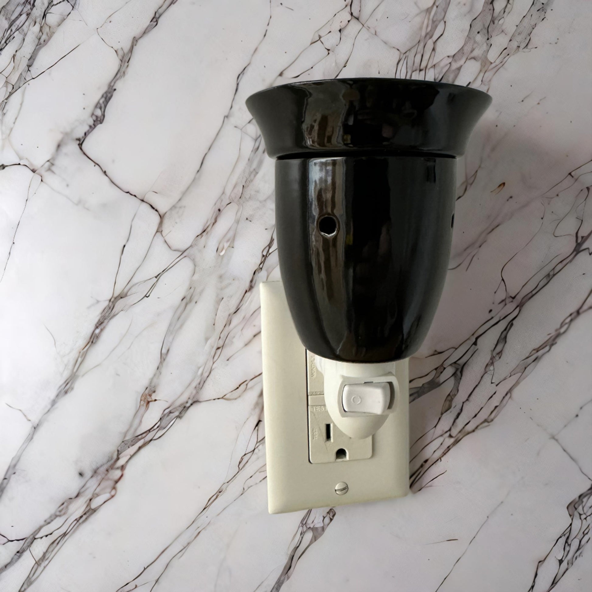 Electric Wall Plug-In Ceramic Wax Warmer - Free Gift (Marble or black)