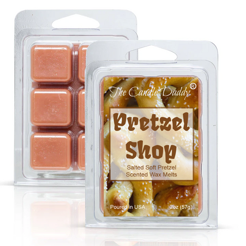 Pretzel Shop - Salted Soft Pretzel Maximum Scented Wax Melt - 1 Pack - 2 Ounces - 6 Cubes - Blowout
