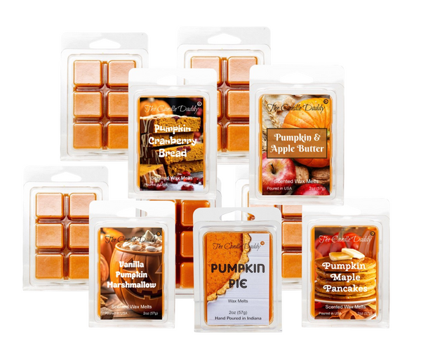 Pumpkin Lovers Combo 5 Pack - 5  Maximum Scented Wax Melts - 5 Pack - 10 Ounces - 30 Total Cubes