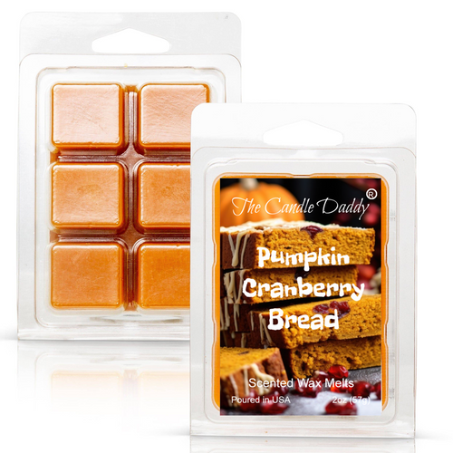 Pumpkin Cranberry Bread Maximum Scented Wax Melt - 1 Pack - 2 Ounces - 6 Cubes - Blowout