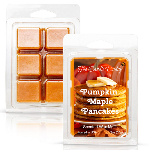 Pumpkin Maple Pancakes Maximum Scented Wax Melt - 1 Pack - 2 Ounces - 6 Cubes - Blowout