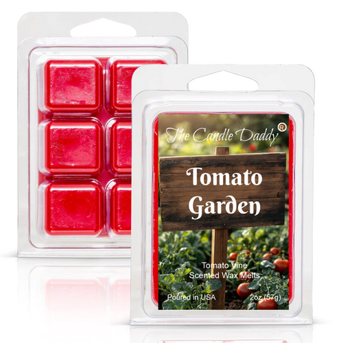 Tomato Garden - Tomato Vine Maximum Scented Wax Melt - 1 Pack - 2 Ounces - 6 Cubes - Blowout