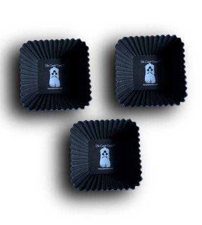 THE CANDLE DADDY'S RUBBERS - (3) SQUARE SILICONE WAX WARMER LINERS  -RE-USUABLE - MUST HAVE FOR ALL WAX MELT USERS!