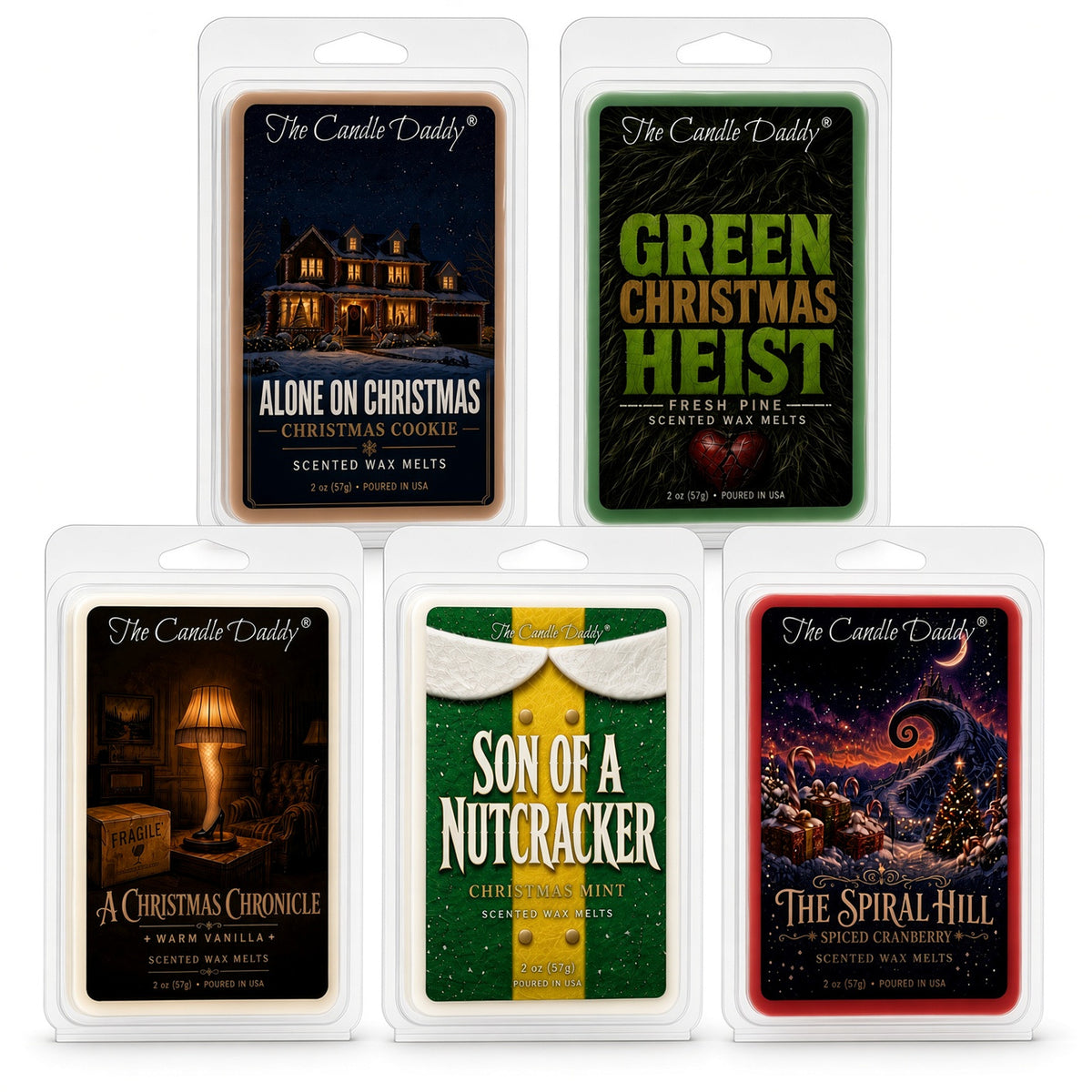 Christmas Movie 5-Pack - 30 Total Cubes - 10 Total Ounces