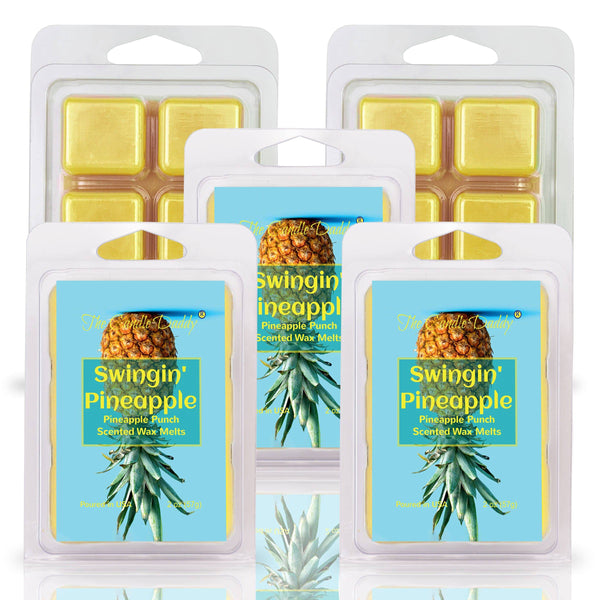 Swingin' Pineapple - Pineapple Punch Scented Wax Melt - 1 Pack - 2 Ounces - 6 Cubes - The Candle Daddy