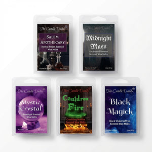 Salem Book of "Smells" Halloween 5 Pack - 5 Amazing Witchy Wax Melts - 30 Total Cubes - 10 Total Ounces
