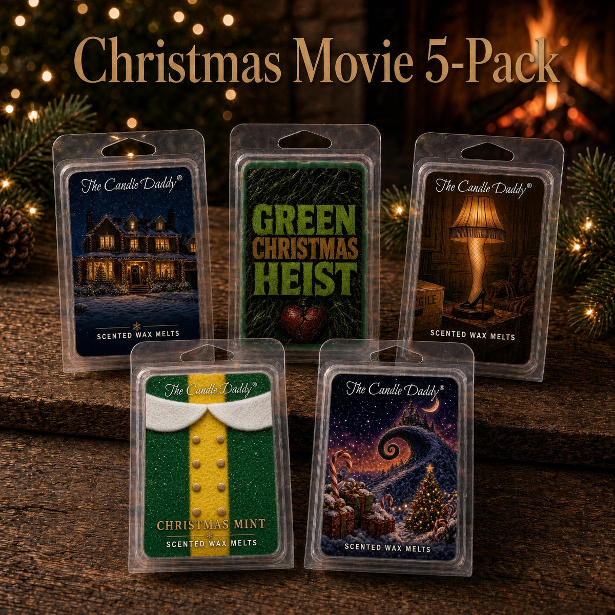 Christmas Movie 5-Pack - 30 Total Cubes - 10 Total Ounces