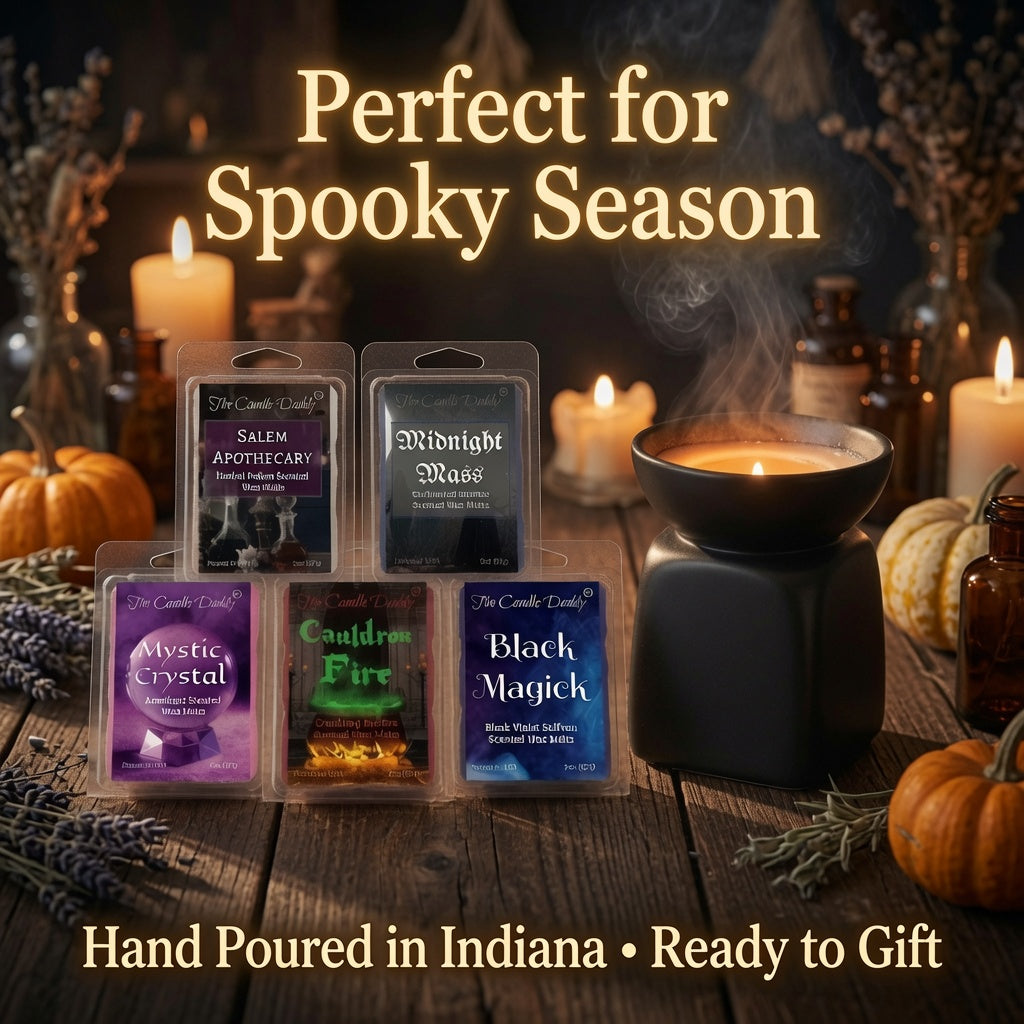 Salem Book of "Smells" Halloween 5 Pack - 5 Amazing Witchy Wax Melts - 30 Total Cubes - 10 Total Ounces