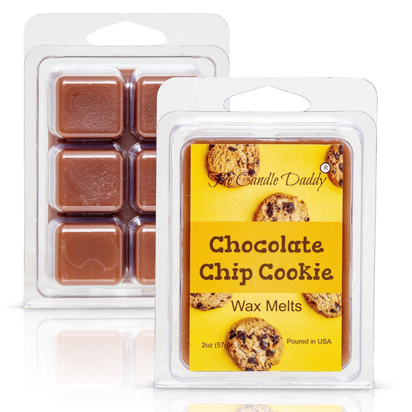 Chocolate Chip Cookie - Fresh Baked Cookie Scented Melt- Maximum Scent Wax Cubes/Melts- 1 Pack -2 Ounces- 6 Cubes - The Candle Daddy