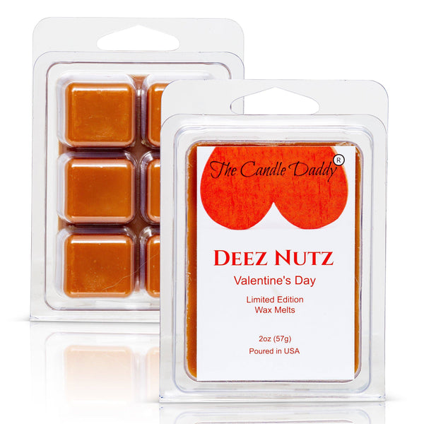 Deez Nutz - Valentine's Day Edition - Funny Banana Nut Bread Scented Wax Melt Cubes - 2 Ounces - The Candle Daddy