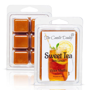 Sweet Tea - Fresh Brewed Southern Sweet Tea Scented Melt- Maximum Scent Wax Cubes/Melts- 1 Pack -2 Ounces- 6 Cubes - The Candle Daddy