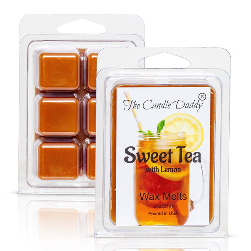 Sweet Tea - Fresh Brewed Southern Sweet Tea Scented Melt- Maximum Scent Wax Cubes/Melts- 1 Pack -2 Ounces- 6 Cubes - Blowout
