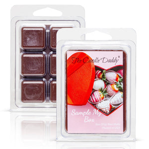 Sample My Box -Valentine's Day Edition - Funny Chocolate Fudge Scented Wax Melt Cubes - 2 Ounces - The Candle Daddy