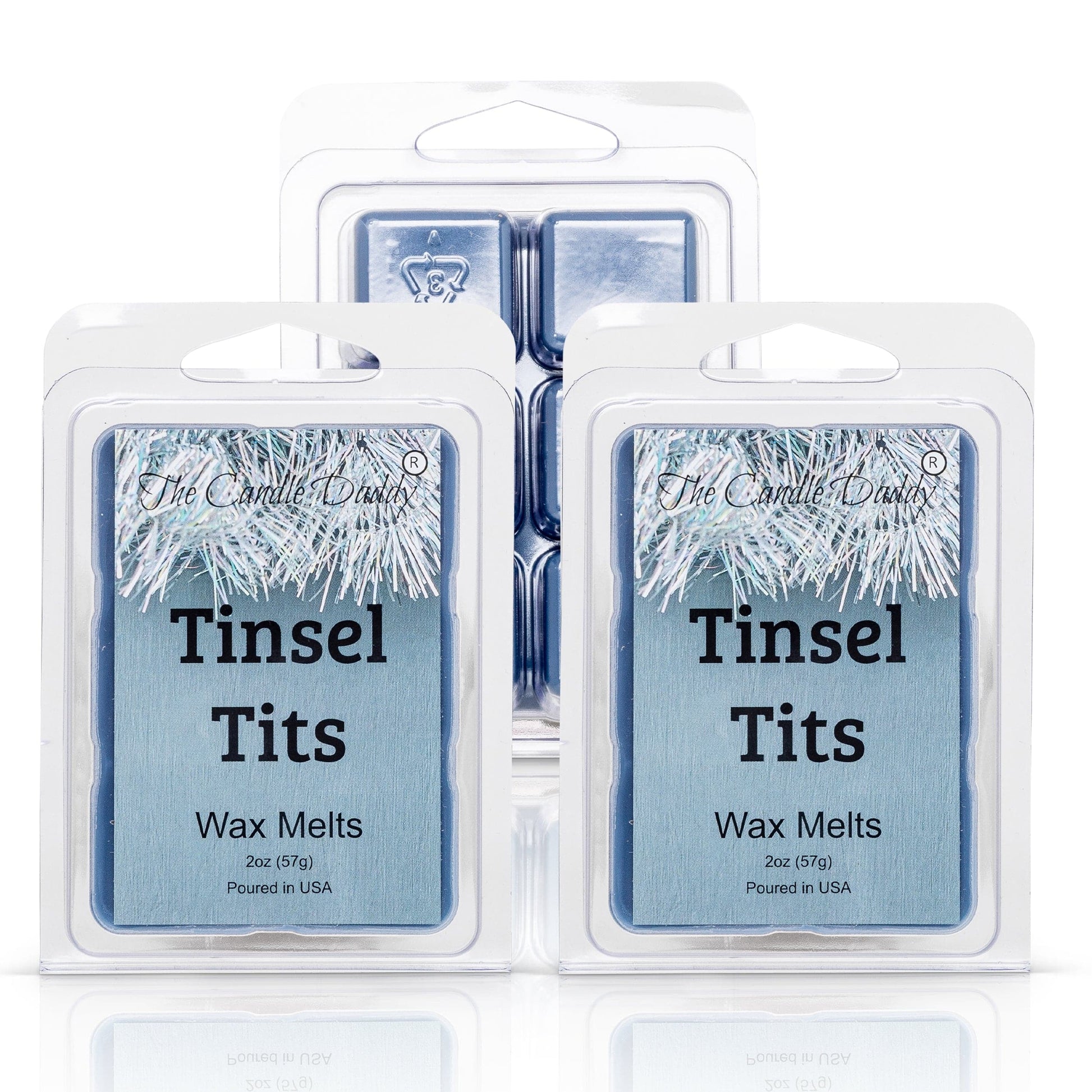 Tinsel Tits - Mountain Top Tease Scented Wax Melt -  1 Pack - 2 Ounces - 6 Cubes - The Candle Daddy