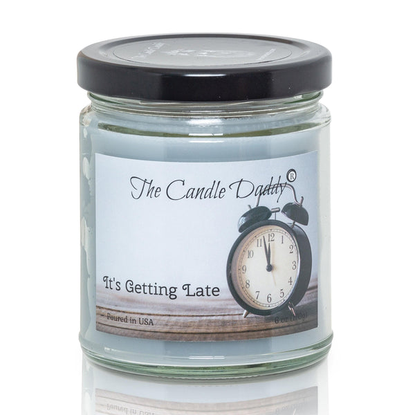 It's Getting Late - Smoky Sunset Scented 6 Ounce Jar Candle- 40 Hour Burn - The Candle Daddy