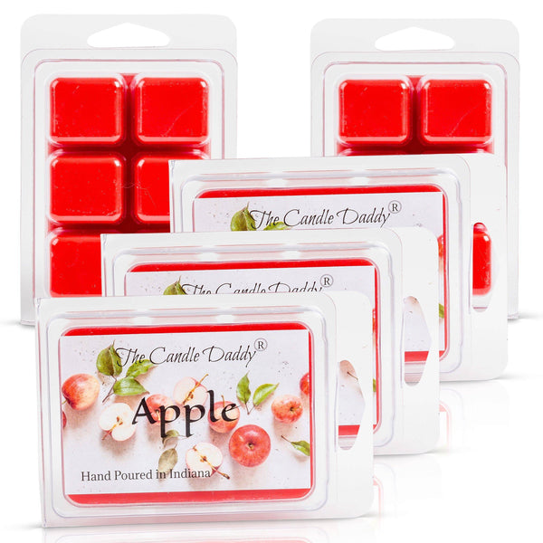 5 Pack - Apple - Apple Orchard Scented Wax Melt - 30 Cubes - 10oz - The Candle Daddy