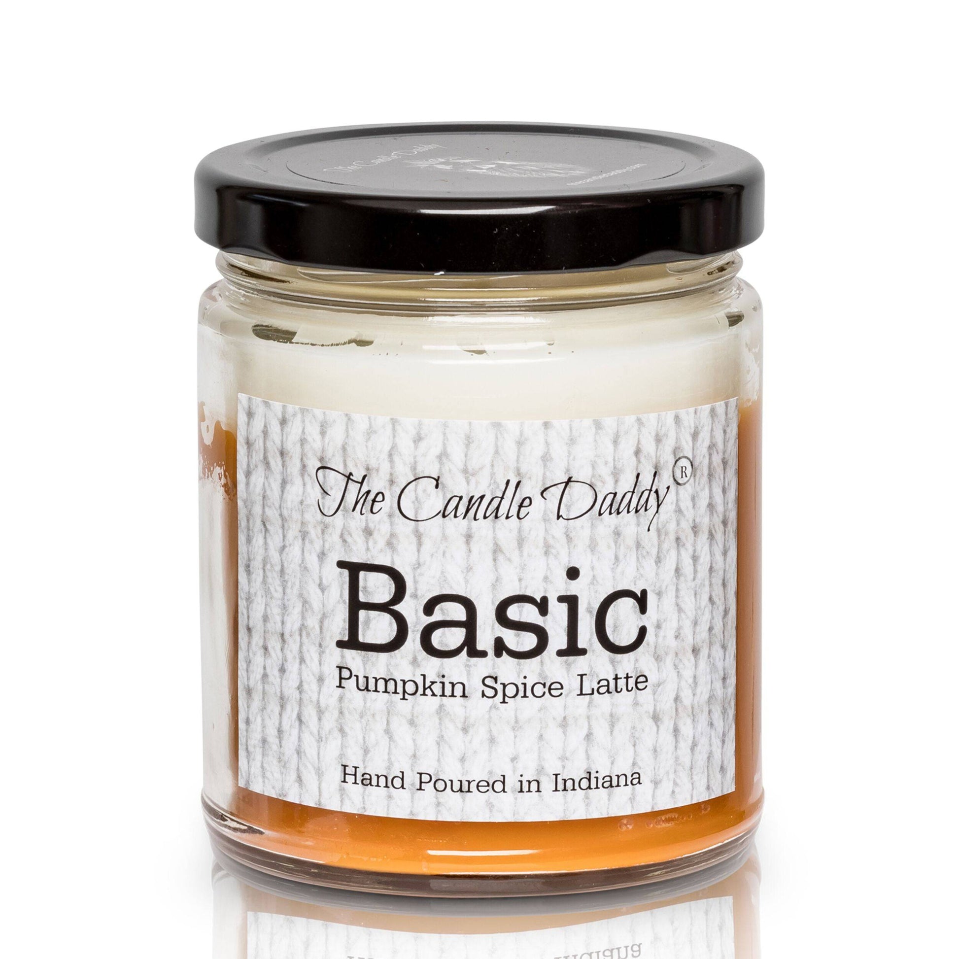 Basic- Fun & Funny Jar Candle- Pumpkin Spice Latte - 6 oz- 40 hour burn - The Candle Daddy