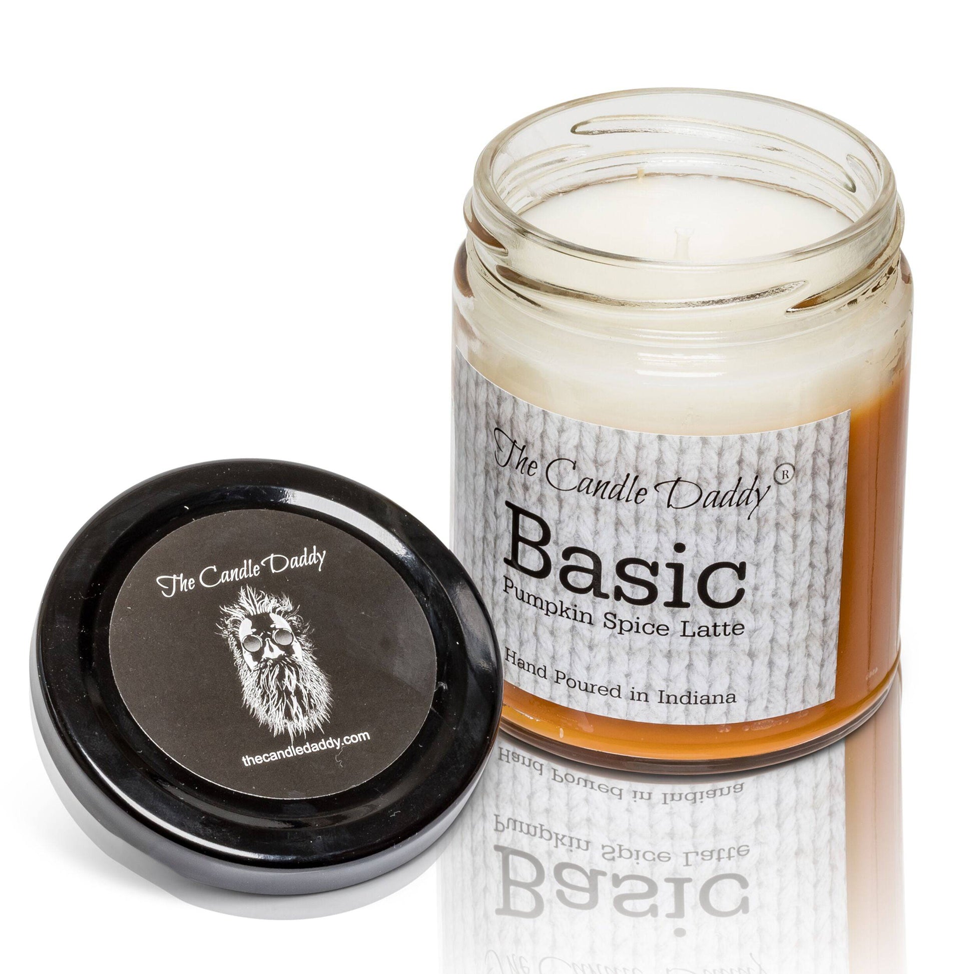Basic- Fun & Funny Jar Candle- Pumpkin Spice Latte - 6 oz- 40 hour burn - The Candle Daddy