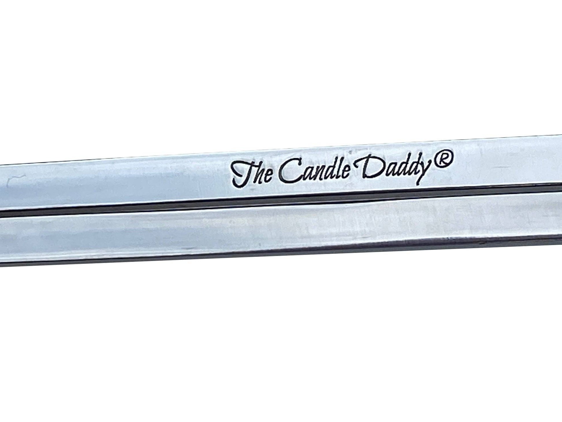 Wick Trimmer Engraved - The Candle Daddy - Stainless Steel - Silver - The Candle Daddy