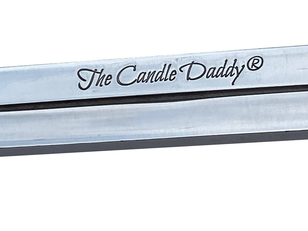 Wick Trimmer Engraved - The Candle Daddy - Stainless Steel - Silver - The Candle Daddy