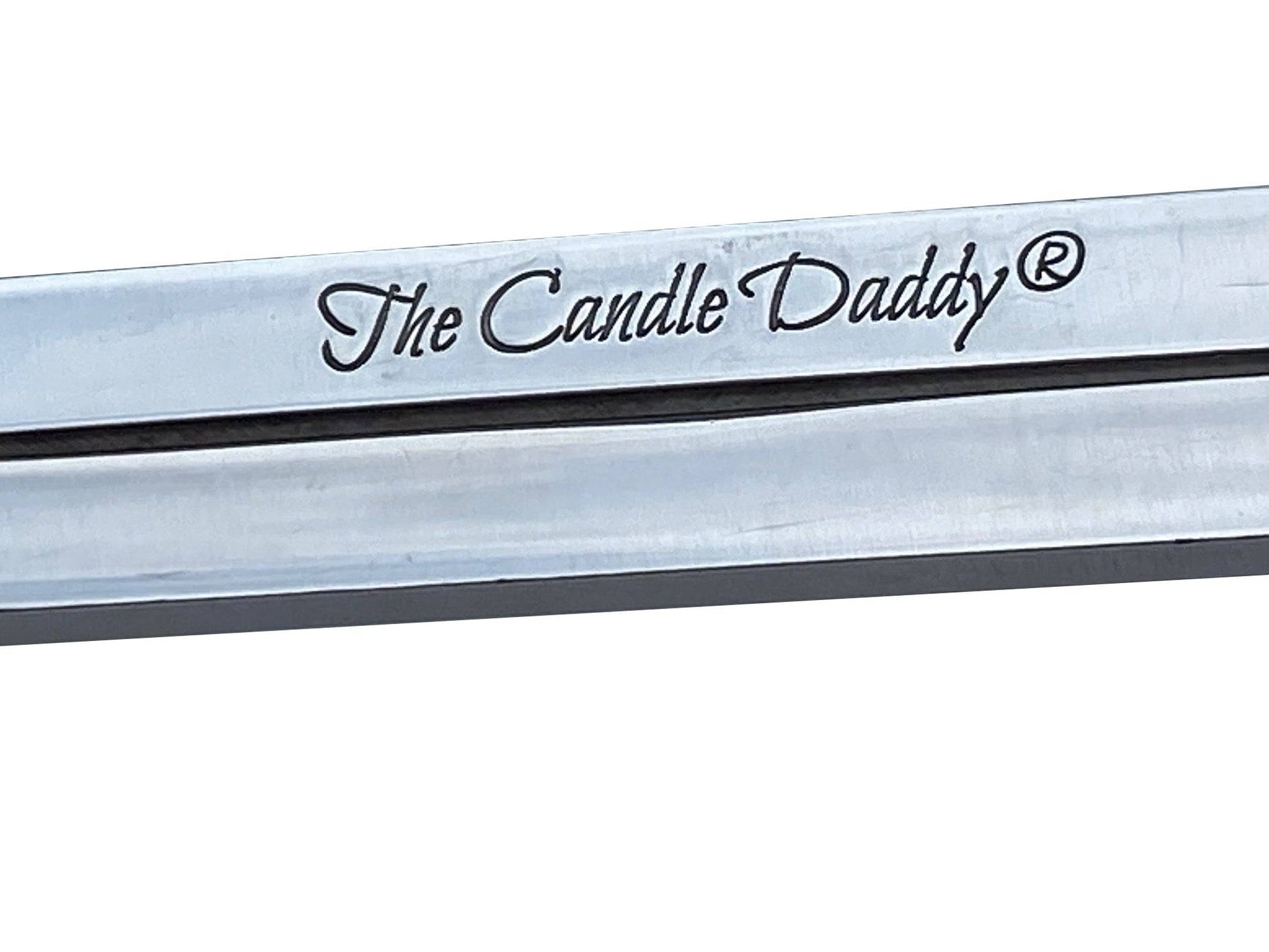 Wick Trimmer Engraved - The Candle Daddy - Stainless Steel - Silver - The Candle Daddy