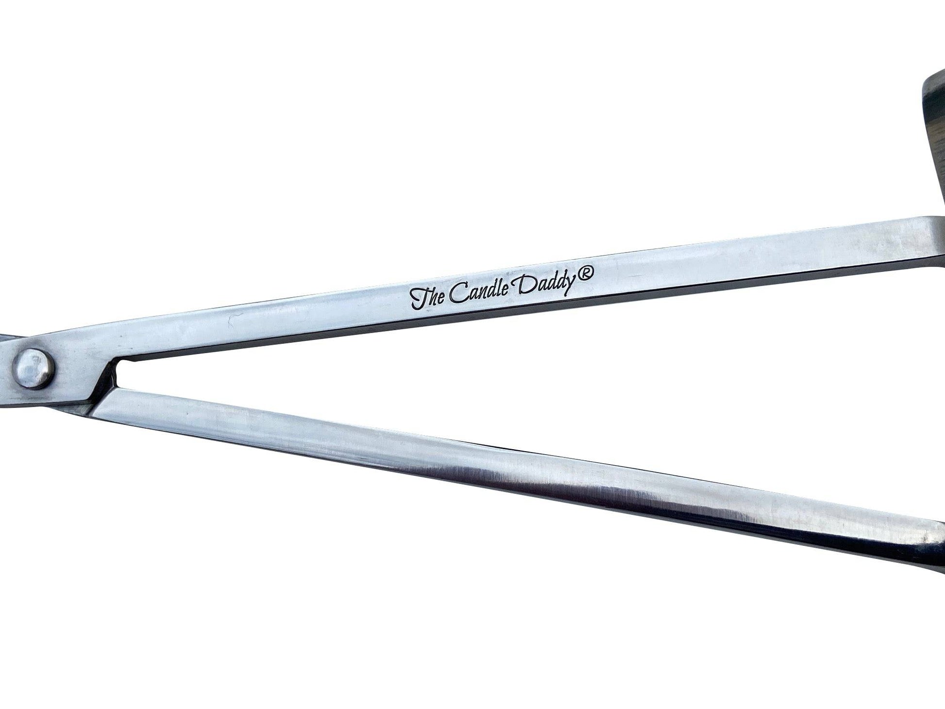 Wick Trimmer Engraved - The Candle Daddy - Stainless Steel - Silver - The Candle Daddy