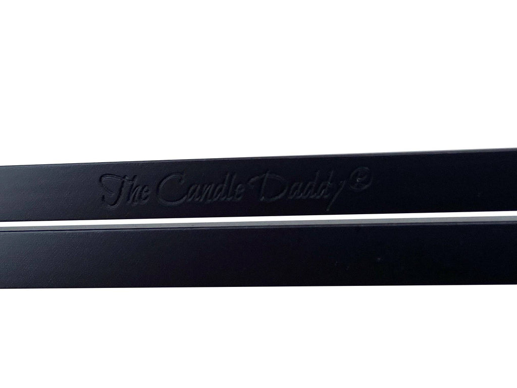 Wick Trimmer Engraved - The Candle Daddy - Matte Black - The Candle Daddy