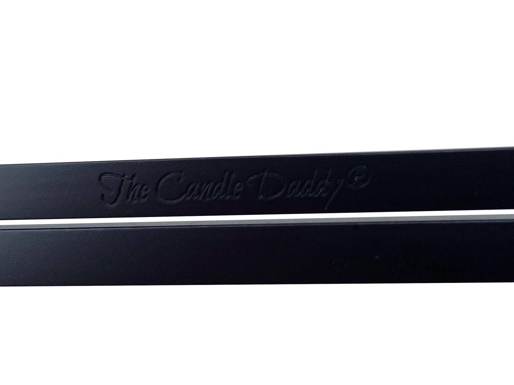 Wick Trimmer Engraved - The Candle Daddy - Matte Black - The Candle Daddy