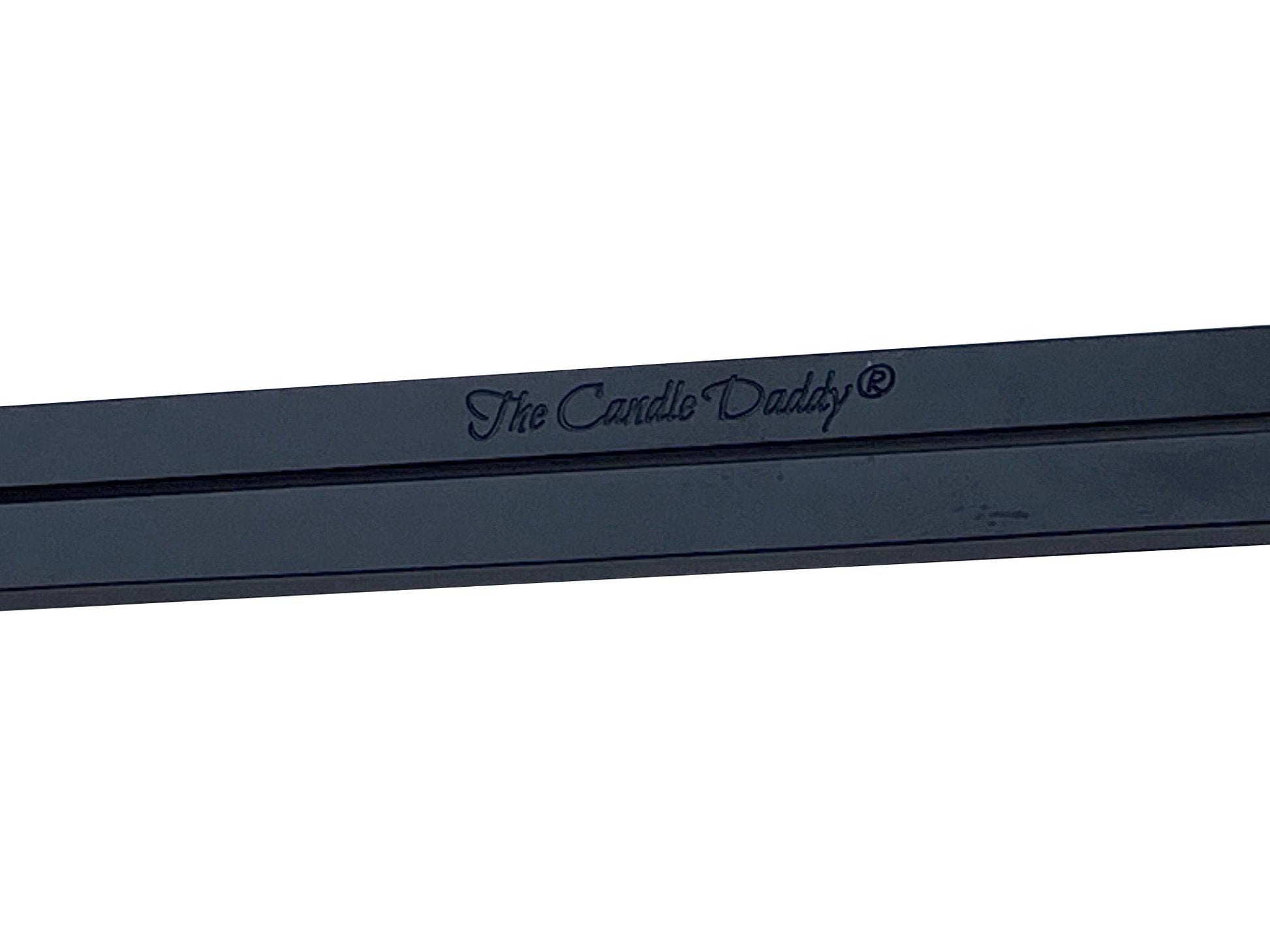 Wick Trimmer Engraved - The Candle Daddy - Matte Black - The Candle Daddy