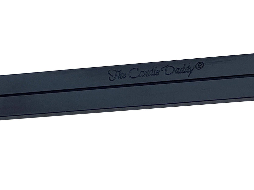 Wick Trimmer Engraved - The Candle Daddy - Matte Black - The Candle Daddy