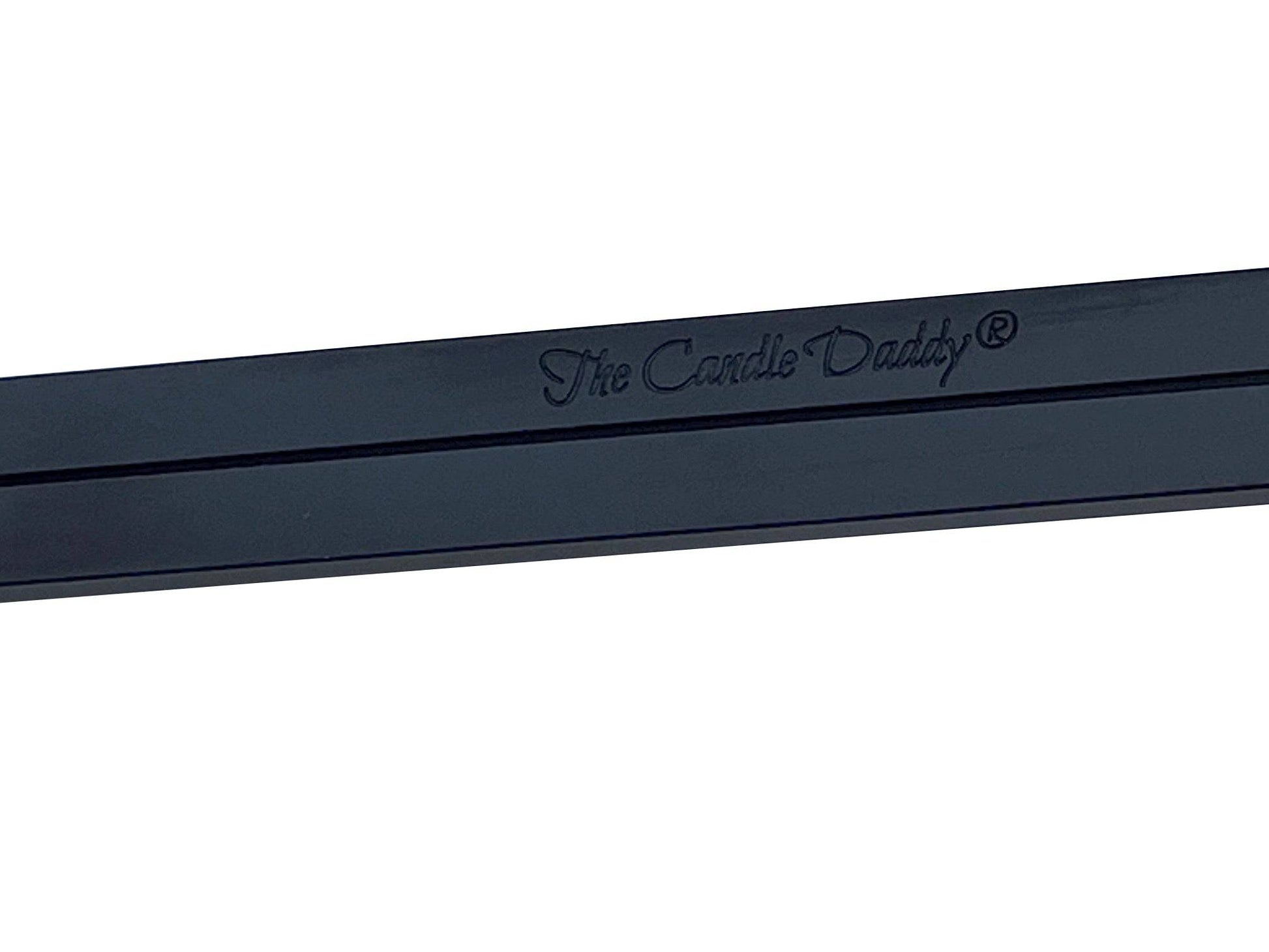 Wick Trimmer Engraved - The Candle Daddy - Matte Black - The Candle Daddy