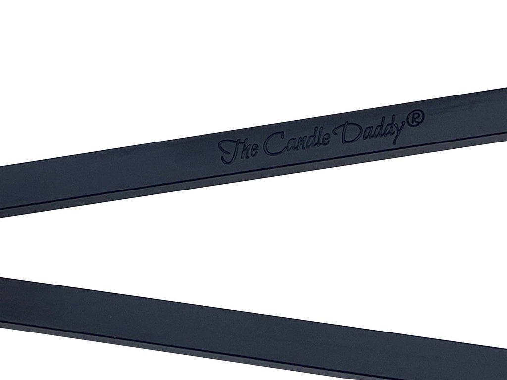 Wick Trimmer Engraved - The Candle Daddy - Matte Black - The Candle Daddy