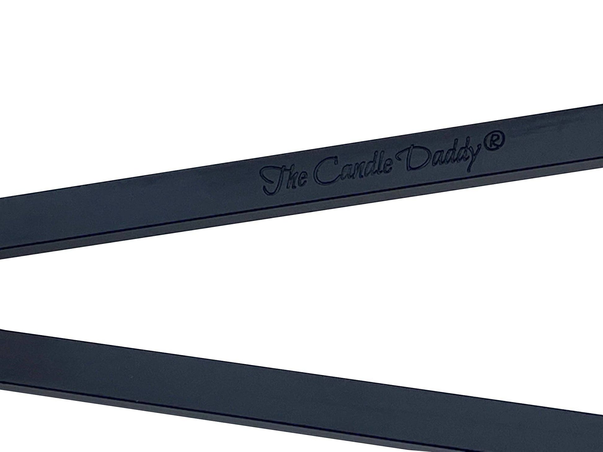 Wick Trimmer Engraved - The Candle Daddy - Matte Black - The Candle Daddy