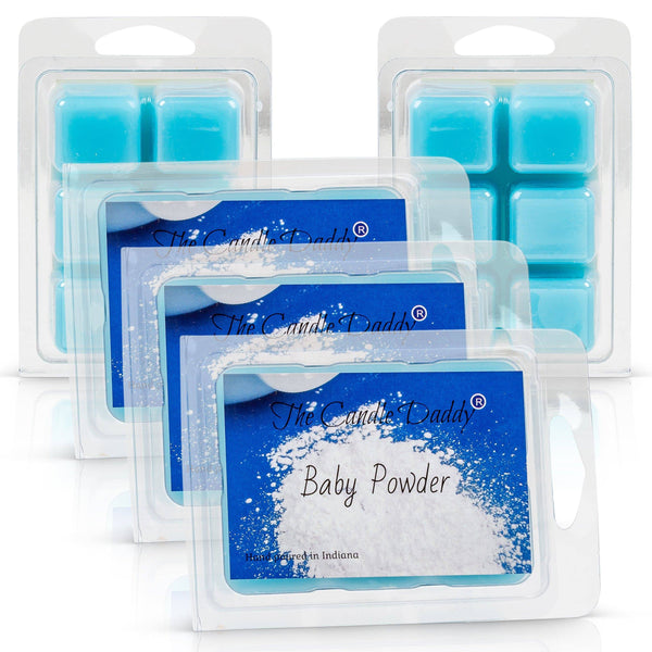 5 Pack - Baby Powder Scented Wax Melt - 30 Cubes - 10oz Total - The Candle Daddy