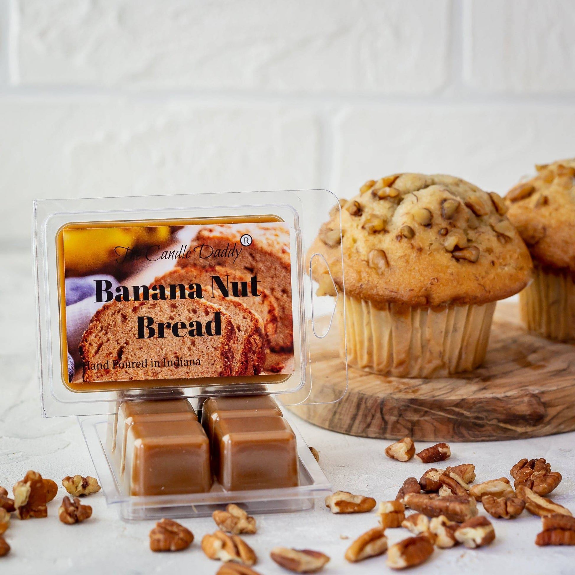 5 Pack - Banana Nut Bread Scented Wax Melt - 30 Cubes - 10 Ounces Total - The Candle Daddy