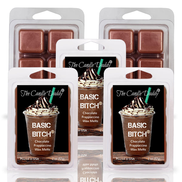 FREE SHIPPING - Basic Bitch - Chocolate Frappuccino Scented Wax Melt - 1 Pack - 2 Ounces - 6 Cubes