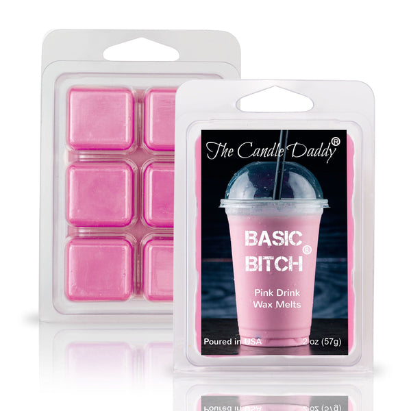 Basic Bitch - Pink Drink Scented Wax Melt - 1 Pack - 2 Ounces - 6 Cubes - The Candle Daddy