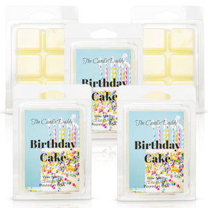 5 Pack - Birthday Cake - Cake Scented Melt- Maximum Scent Wax Cubes/Melts - 2 Ounces x 5 Packs = 10 Ounces - The Candle Daddy