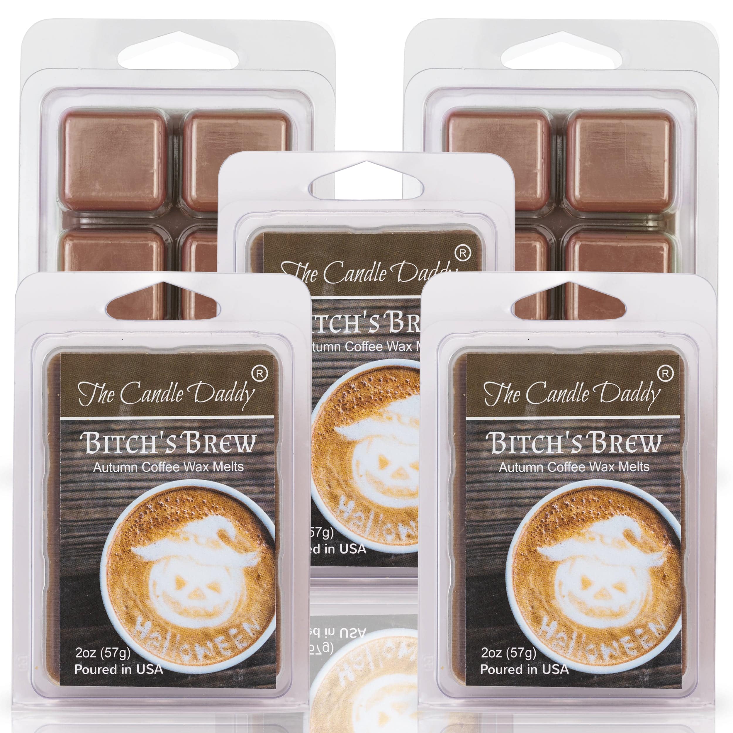 The Candle Daddy Coffee Scented Melt- Maximum Scent Wax Cubes